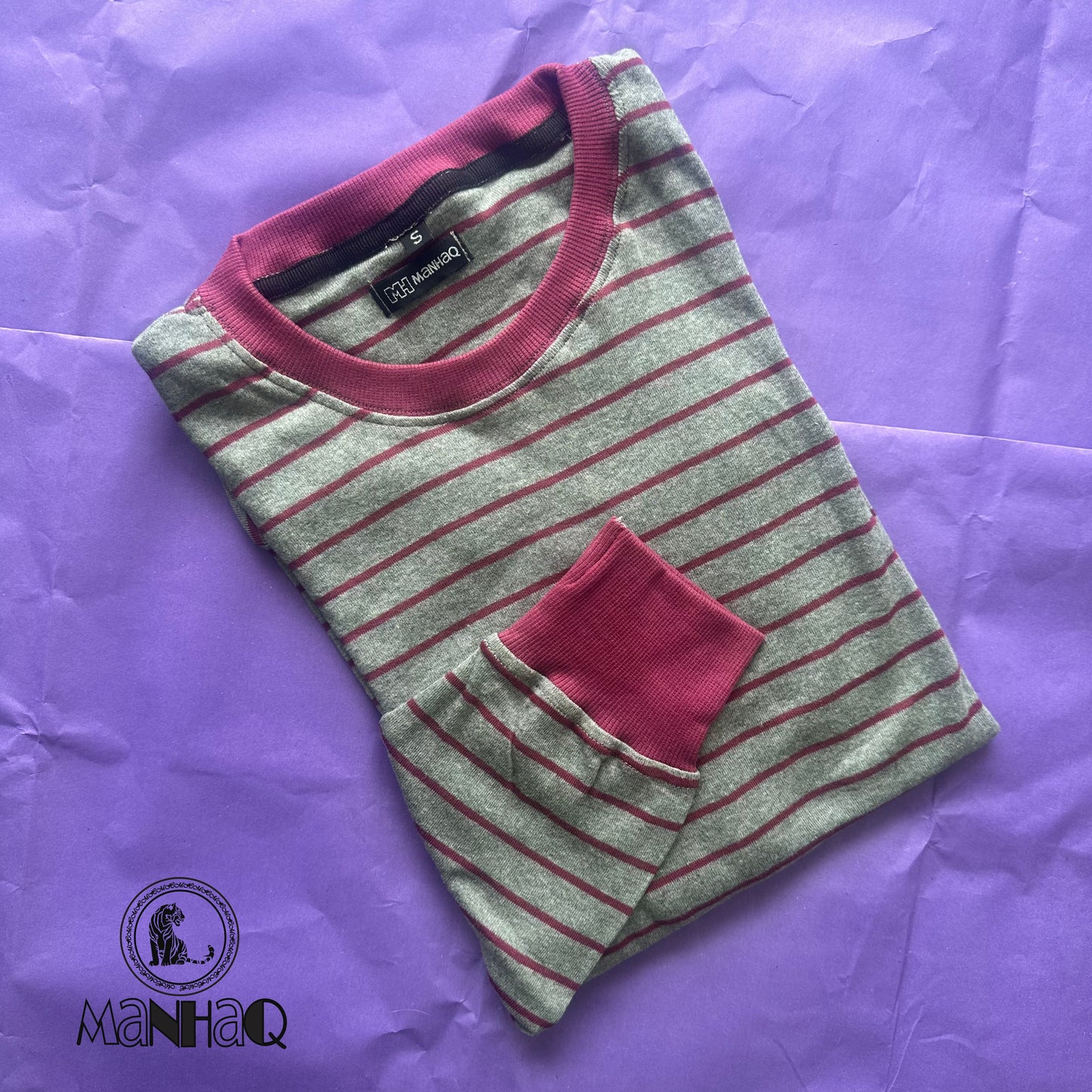 Full sleeve unisex stripped T-Shirt