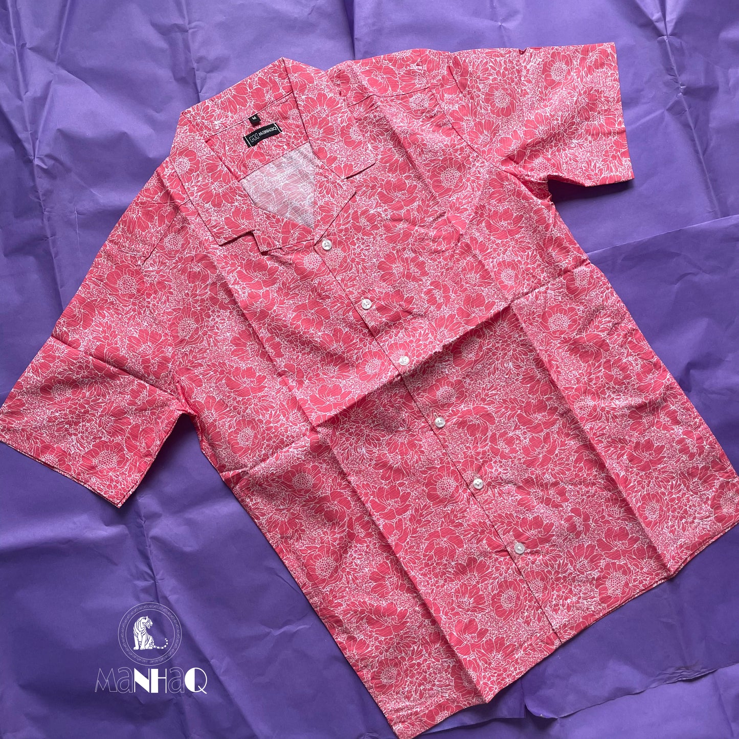 Summer Half Sleeve Cuban Collar Shirt