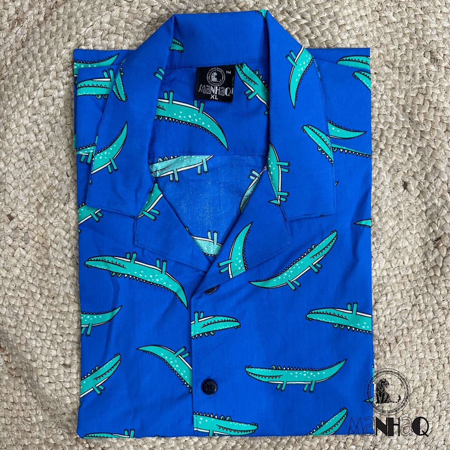 Short Sleeve Cuban Collar Shirt