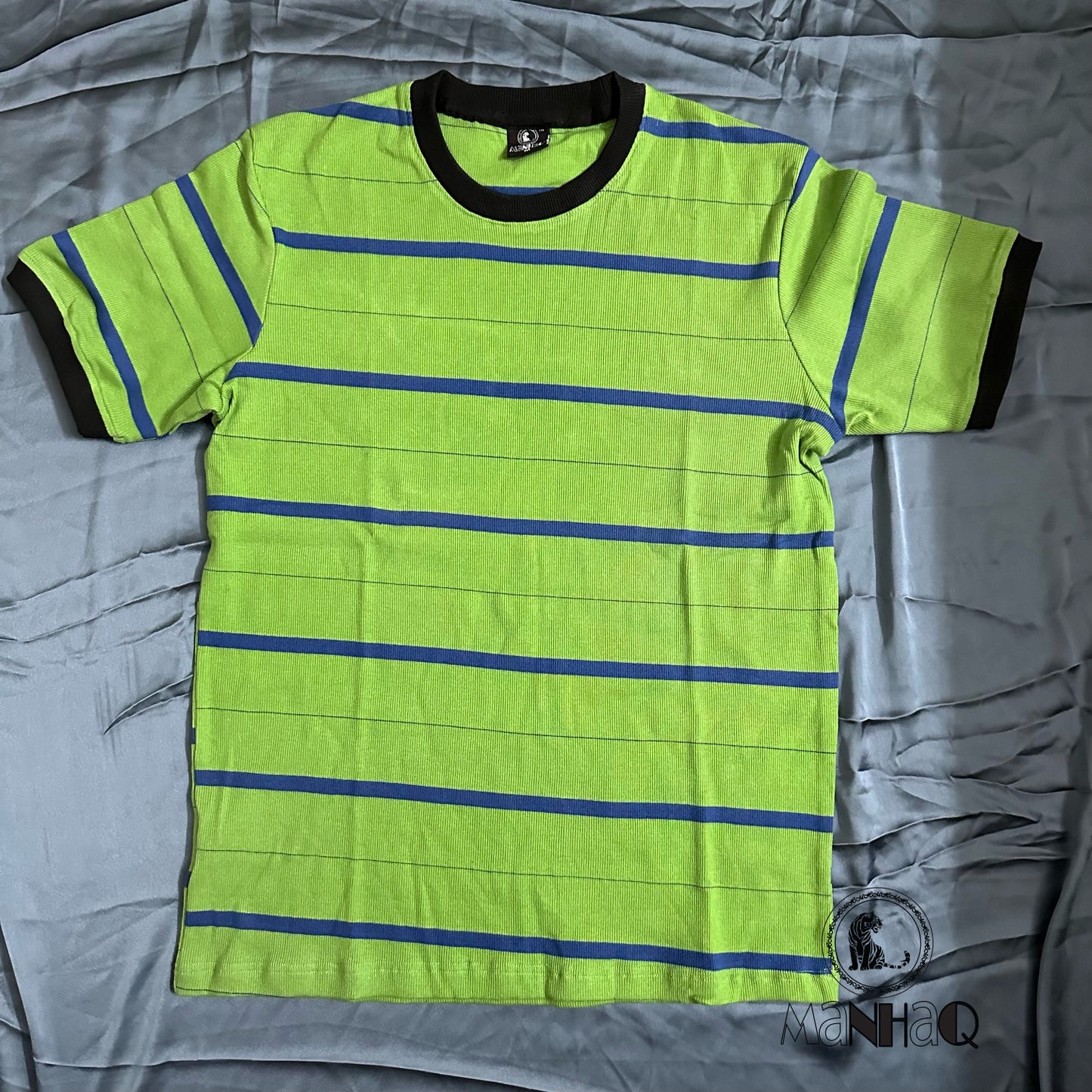 Half sleeve stripped Unisex Tshirt