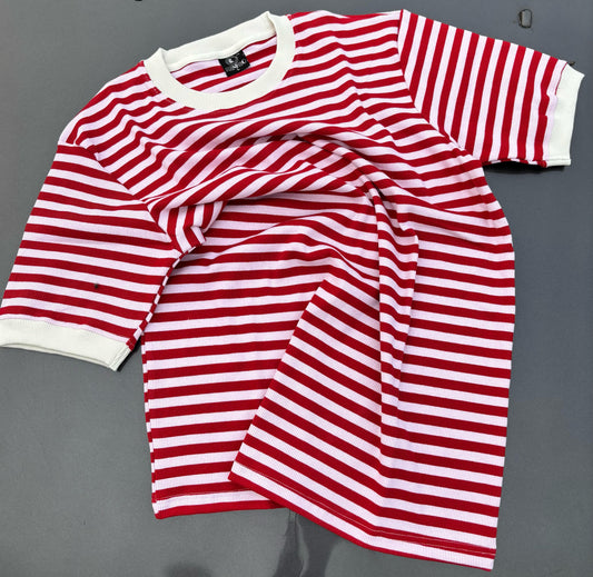 Half Sleeve stripped Tshirt