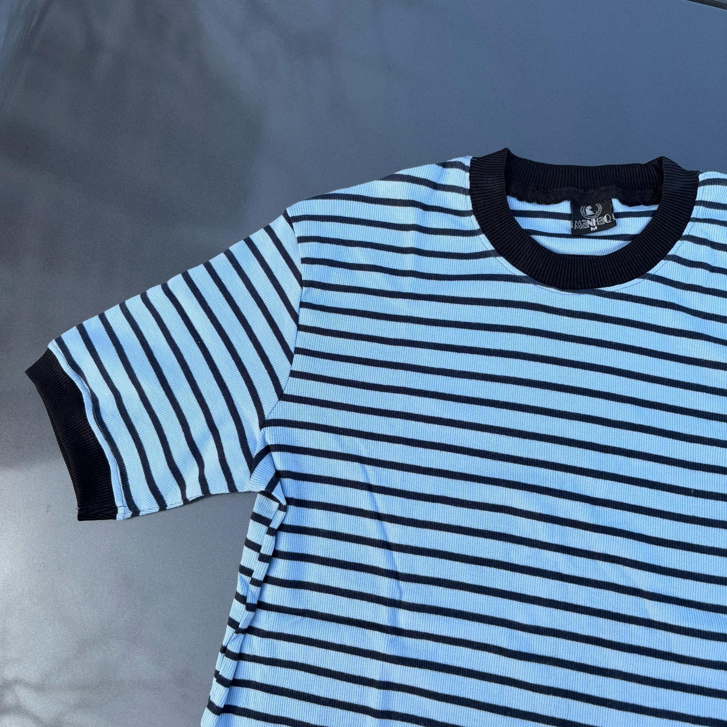 Half sleeve stripped Tshirt