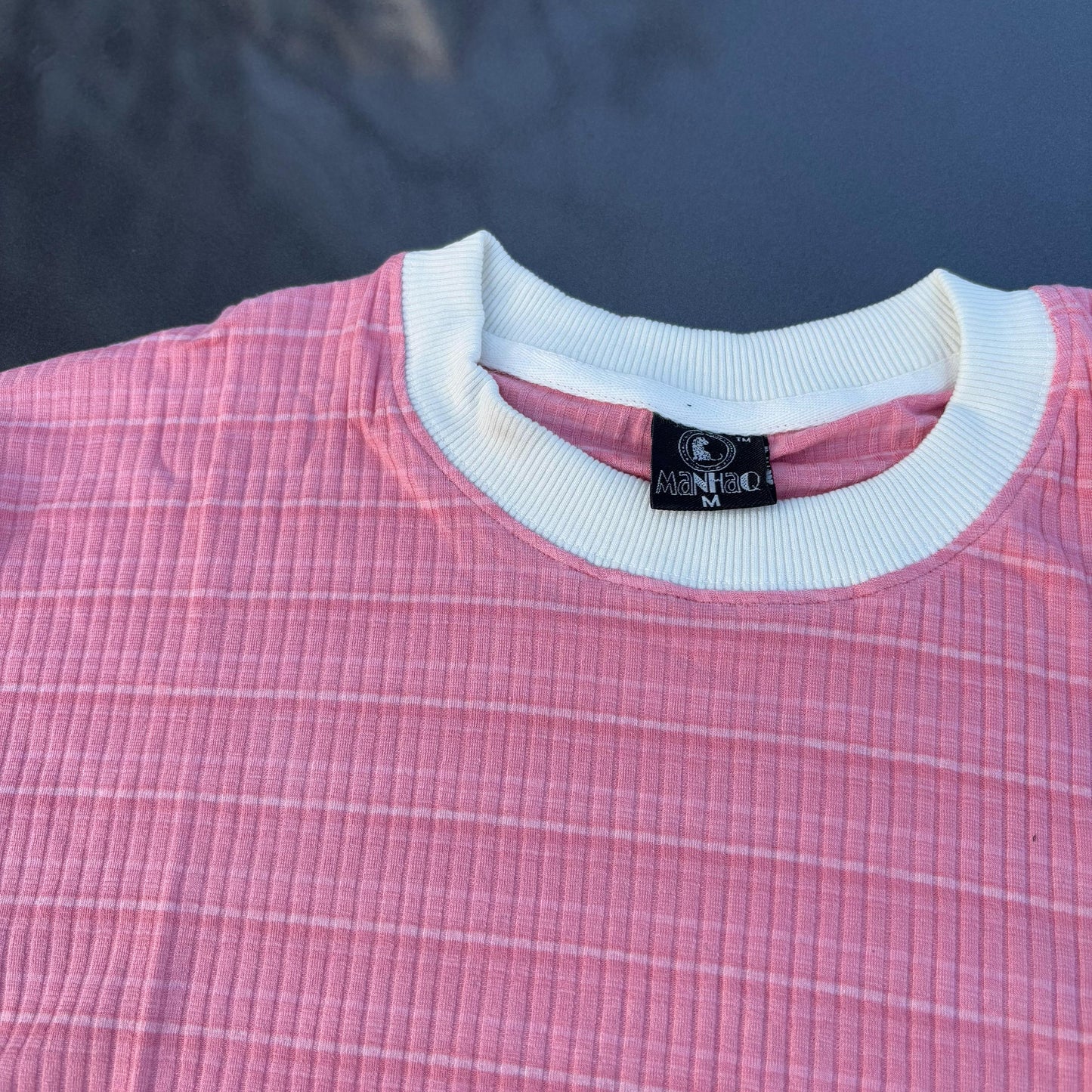 Half sleeve stripped unisex Tshirt