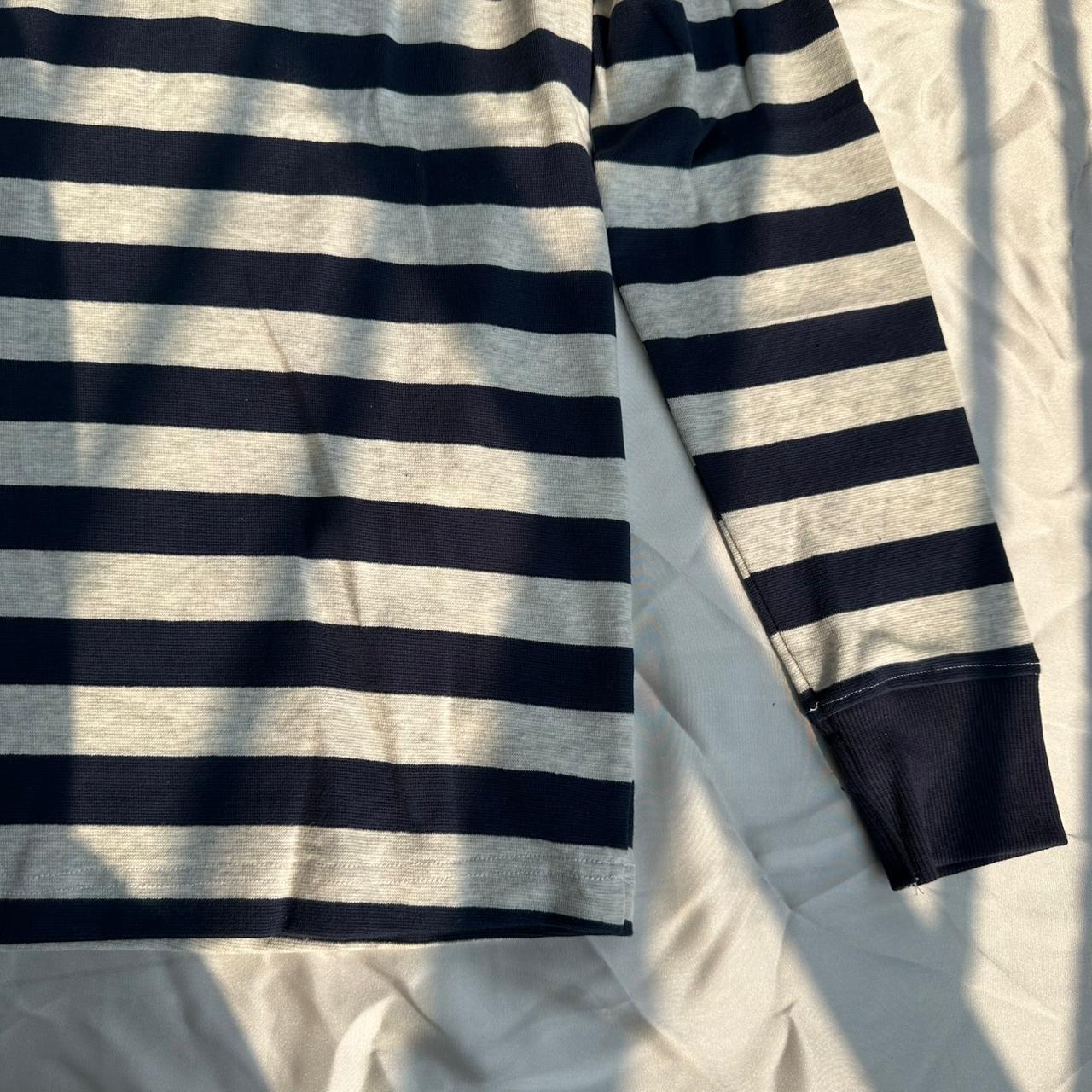 Manhaq full sleeve stripped unisex T-shirt