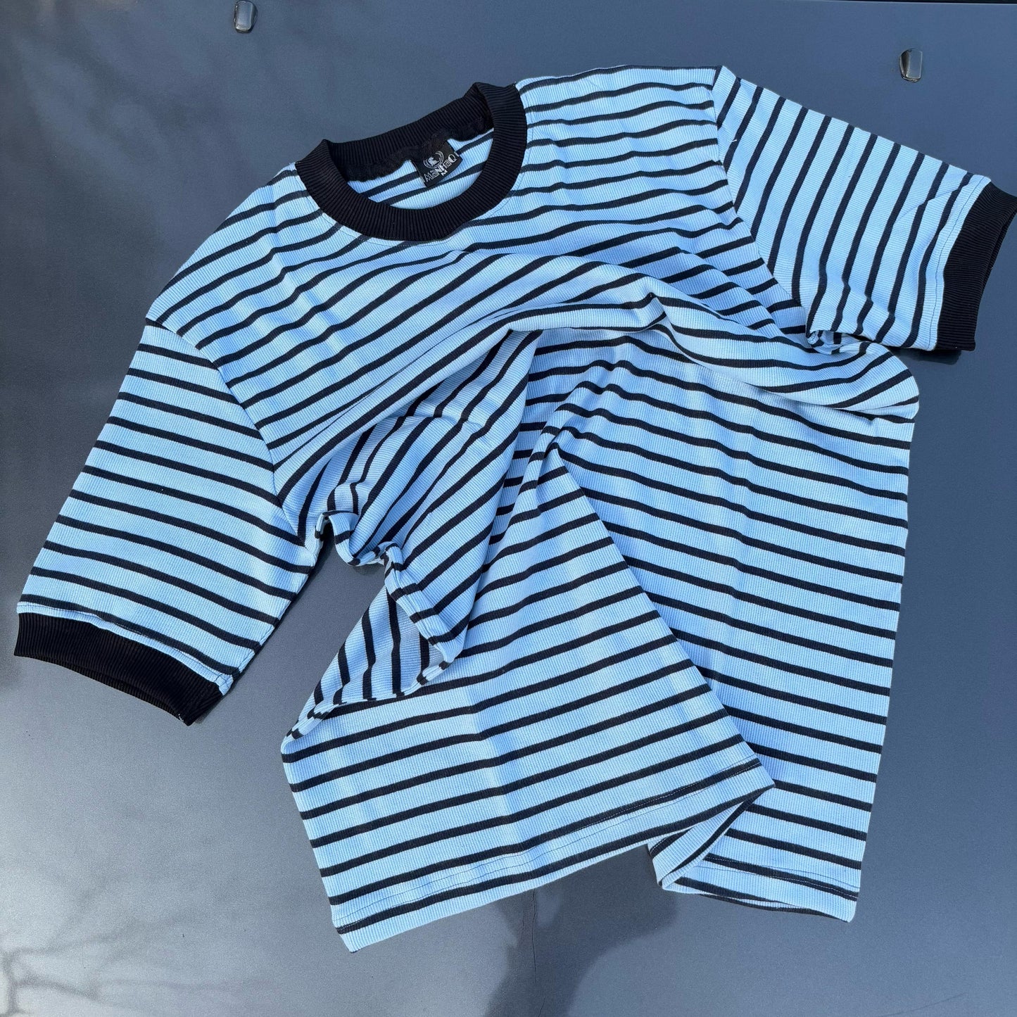 Half sleeve stripped Tshirt