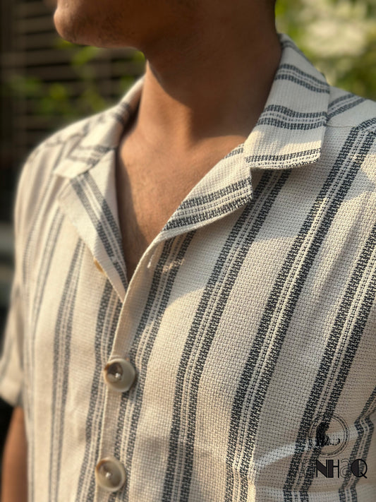 Short Sleeve Cuban collar Shirt