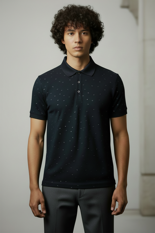 Summer short sleeve polo shirt
