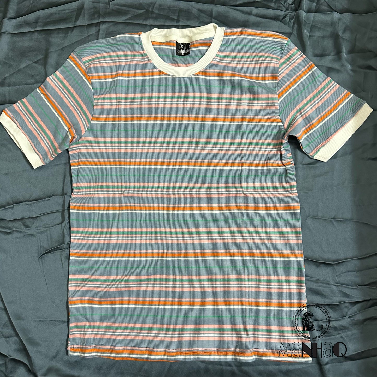 Multi color stripped unisex Tshirt
