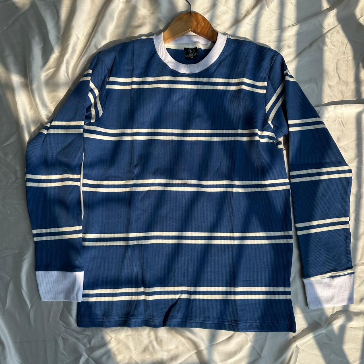 Manhaq Full sleeve stripped  Crew neck T-shirt