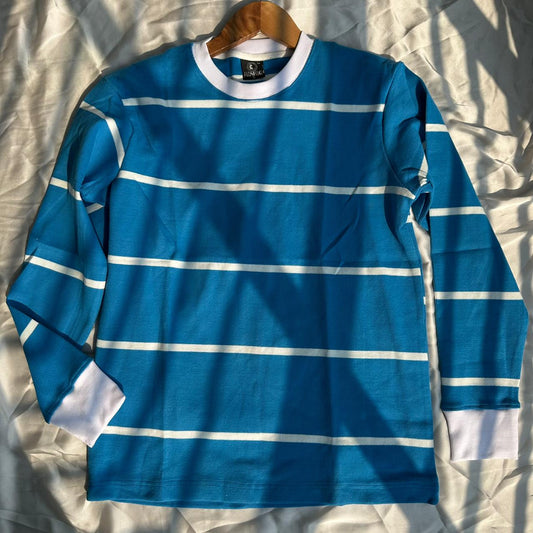 Full sleeve unisex stripped Tshirt