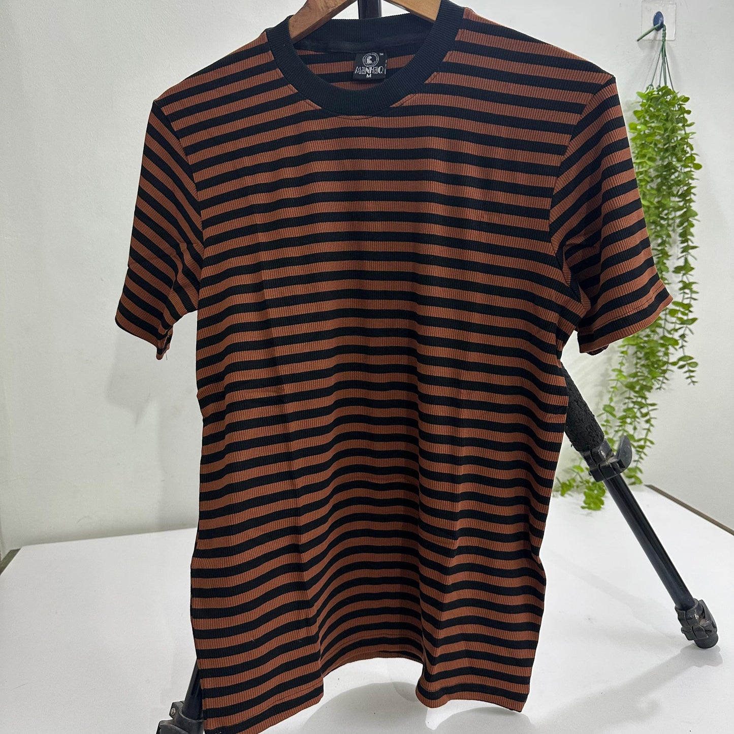 Manhaq unisex stripped T-shirt