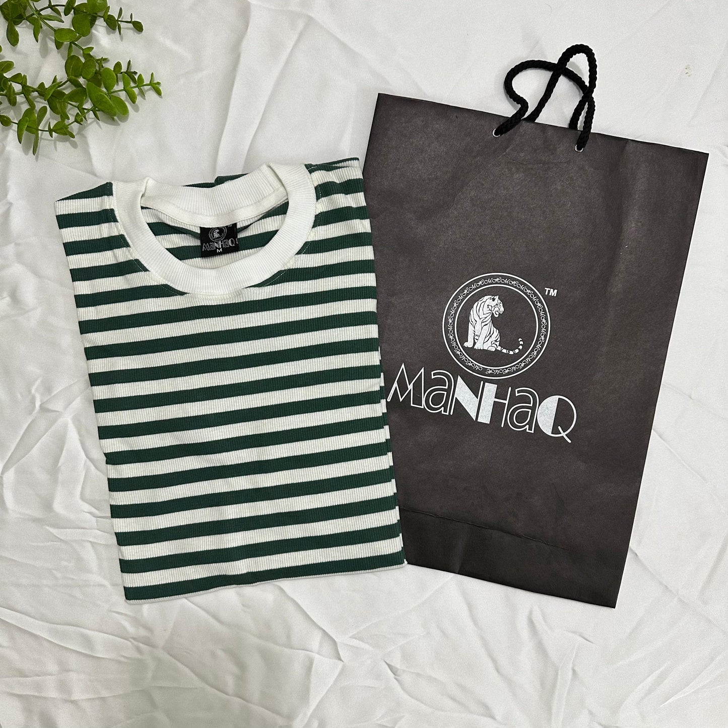 Manhaq half sleeve unisex T-shirt