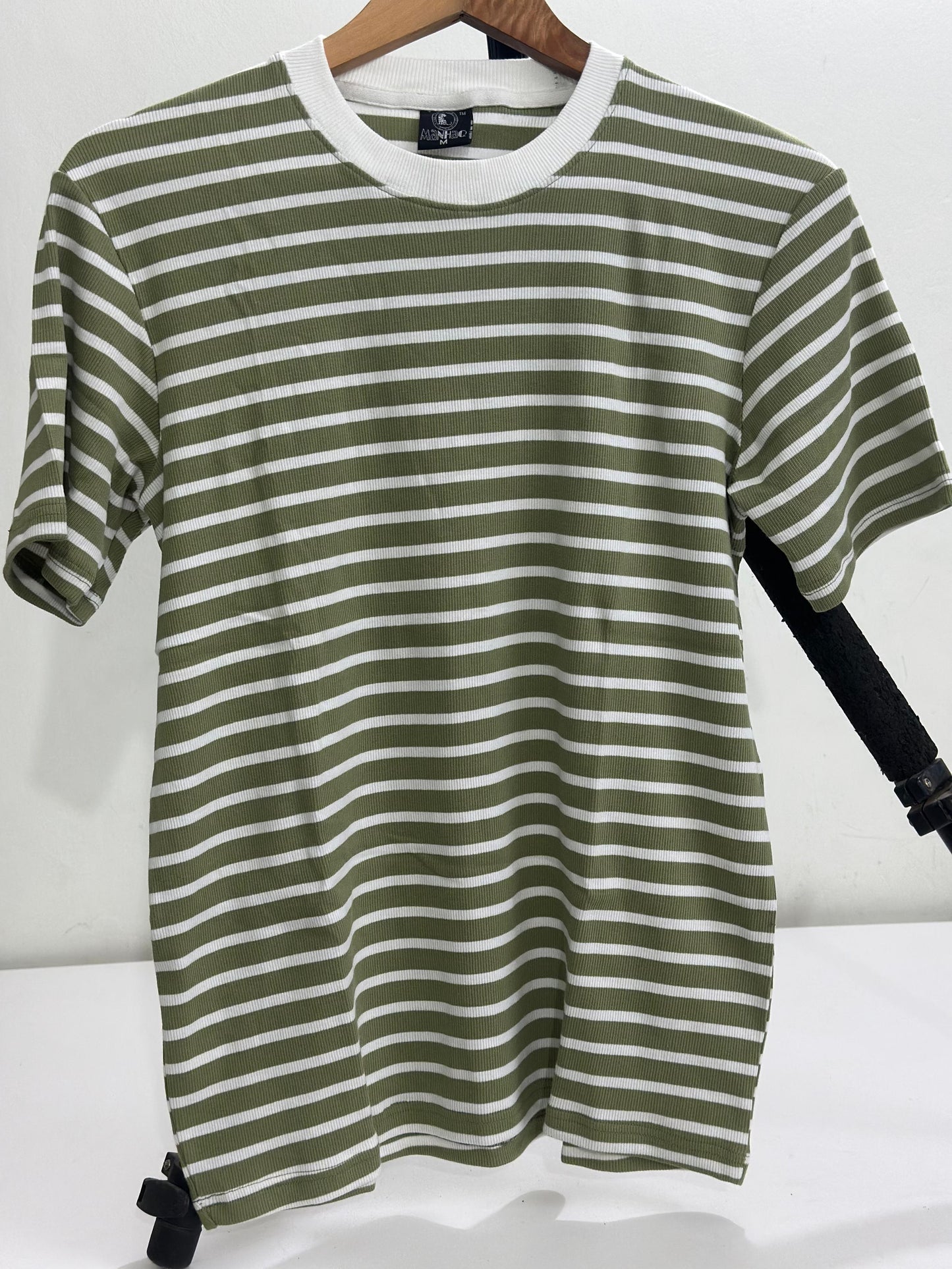 Manhaq unisex stripped T-shirt