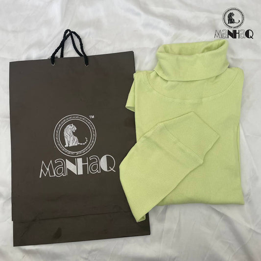 Manhaq Full Sleeve Turtle Neck T-shirt